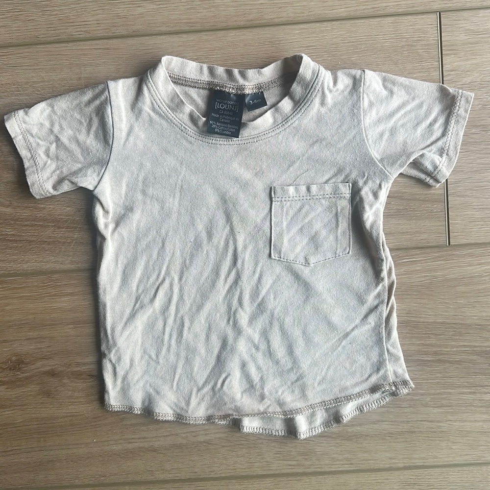 Wooly doodle lounge T beige